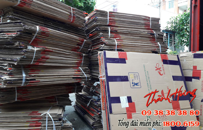 Thùng carton cũ tiết kiệm tối đa chi phí